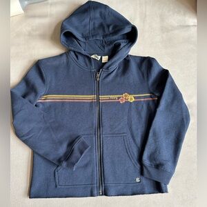 ROXY Blocky Biscus‎ Girls Zip Hoodie/ Sweatshirt Jacket NWOT